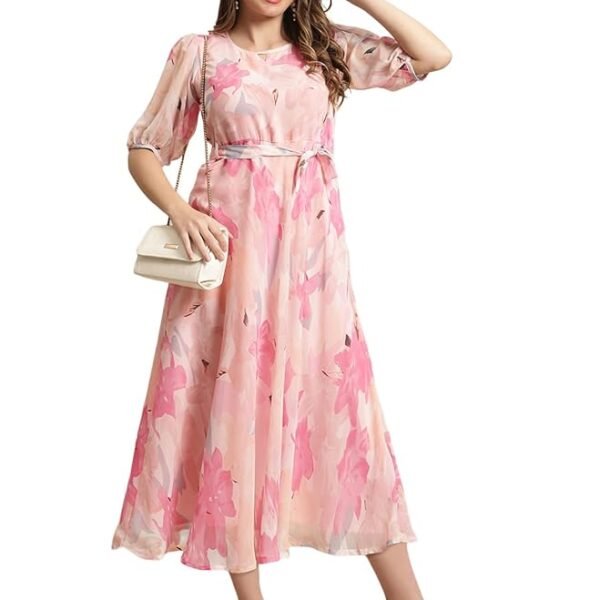 Georgette Maxi Pink
